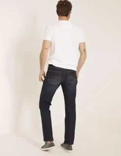 Straight Dark Vintage Wash Jeans
