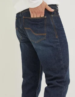 Straight Dark Vintage Wash Jeans