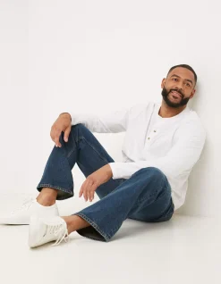 Straight Mid Wash Jeans