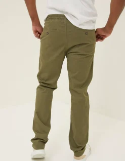 Straight Pull On Trousers