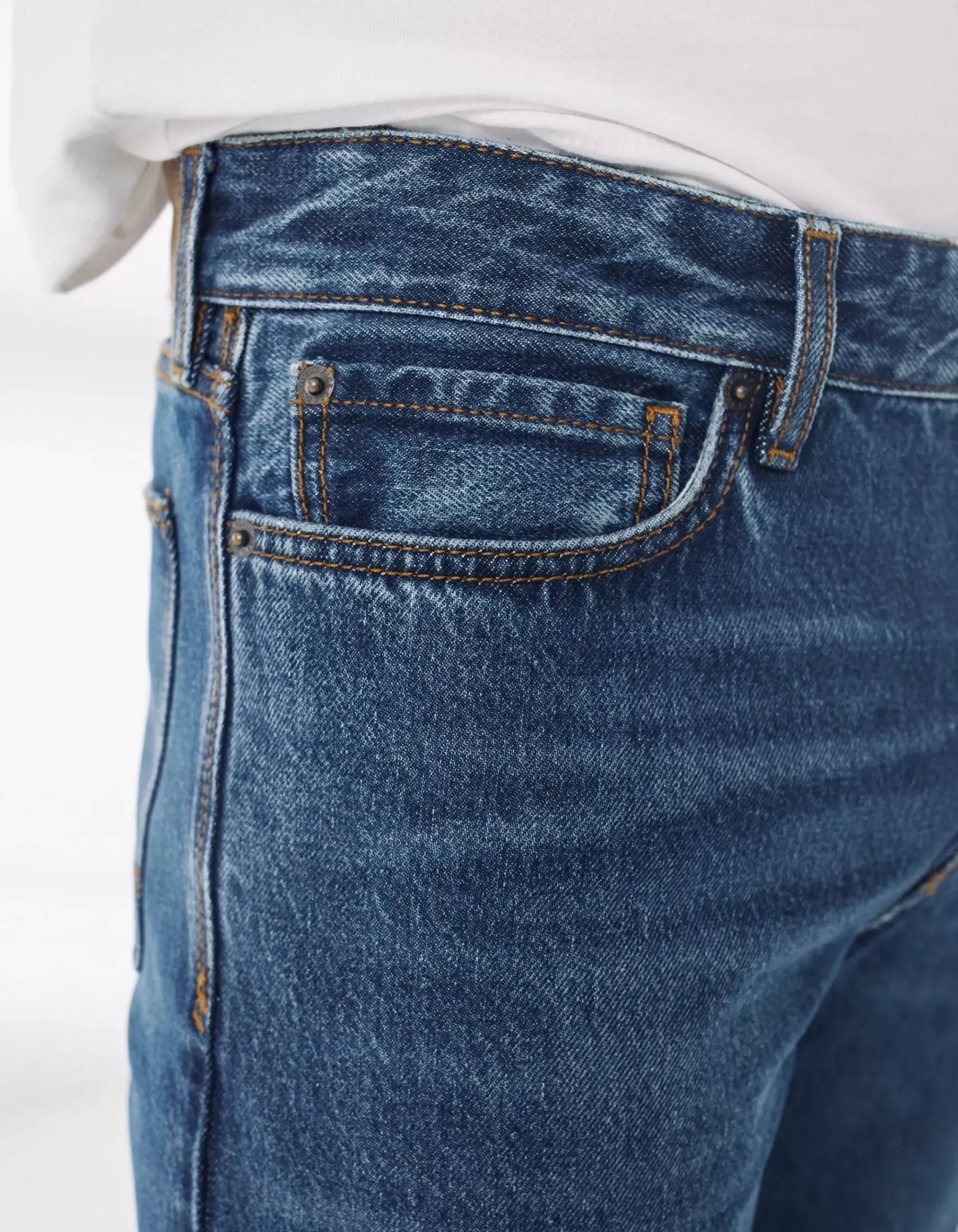 Straight Stone Wash Jeans