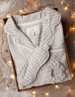 Stripe Box Pyjamas Gift Box Set
