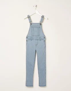 Stripe Denim Dungarees