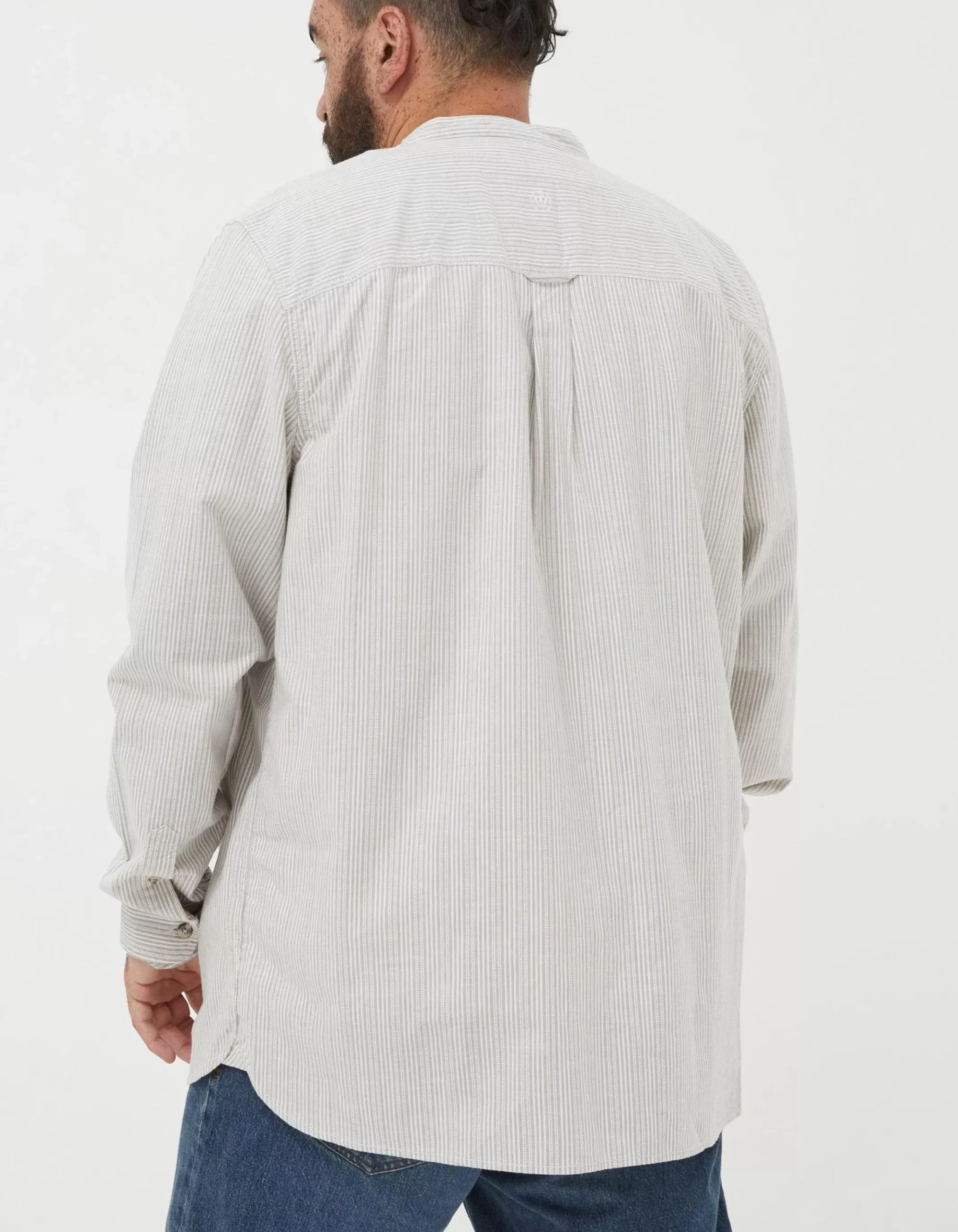 Stripe Grandad Shirt
