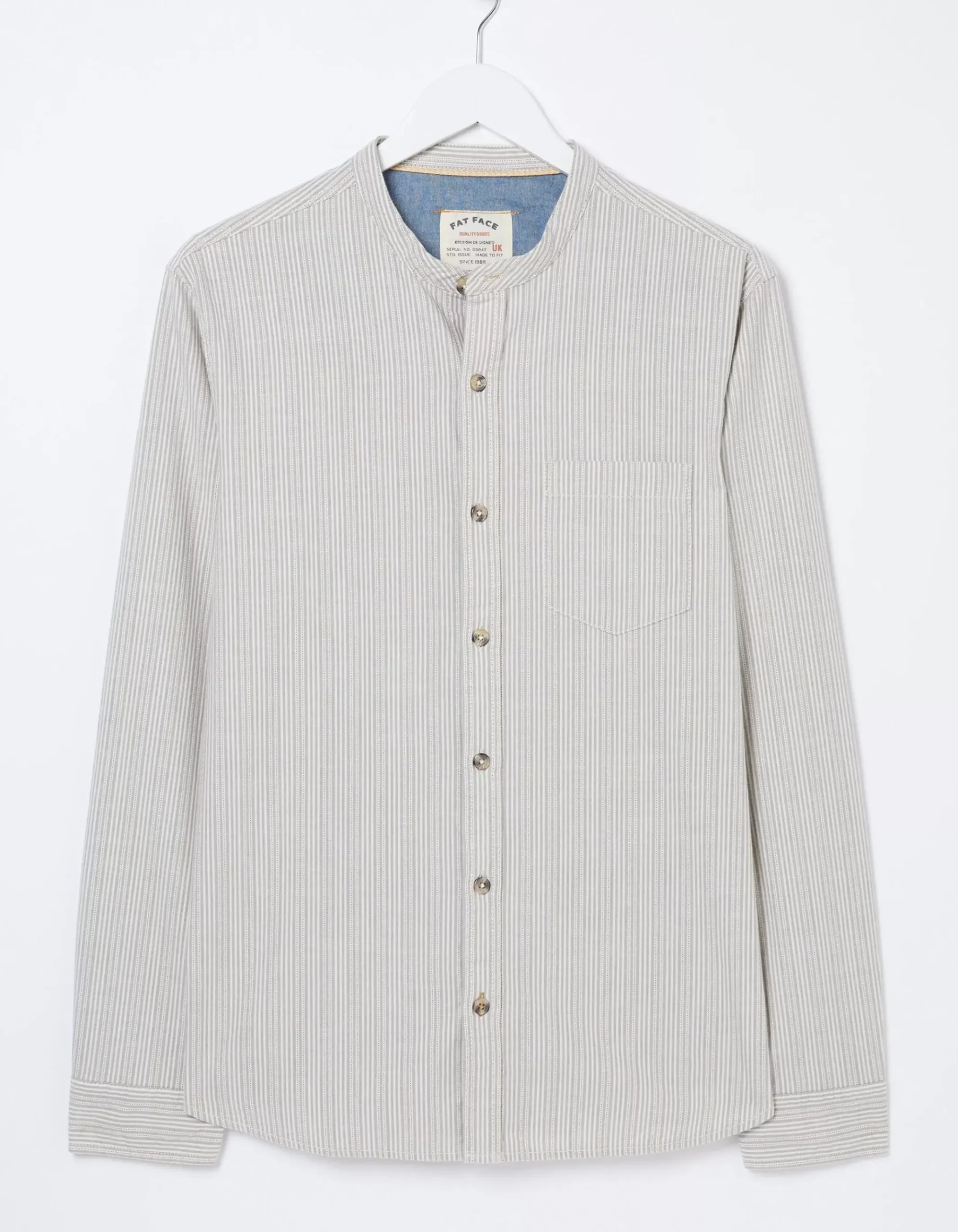 Stripe Grandad Shirt