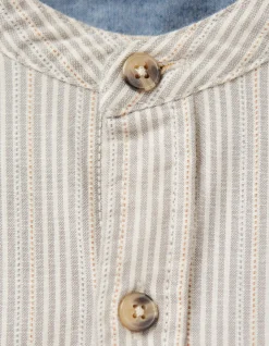 Stripe Grandad Shirt