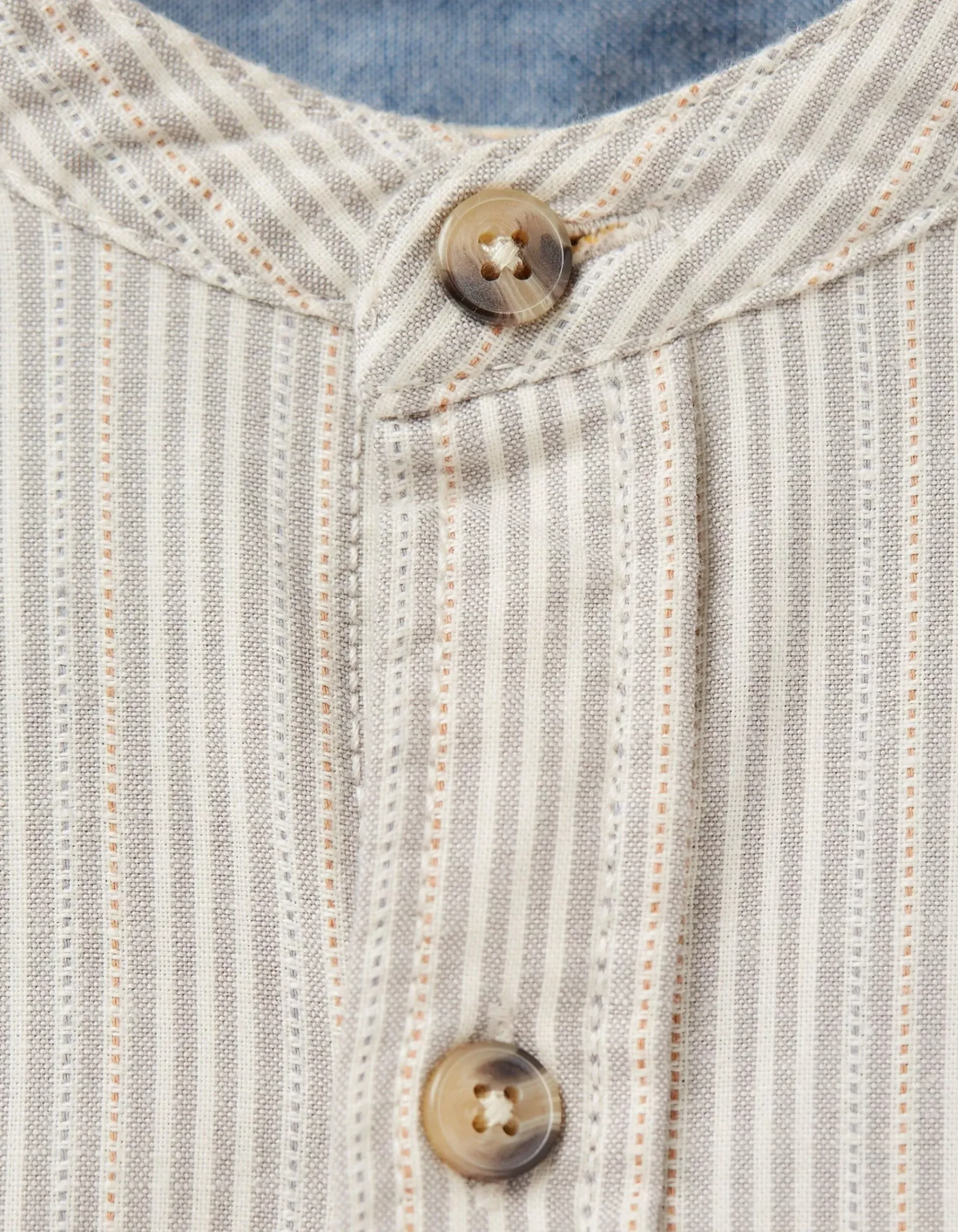 Stripe Grandad Shirt