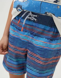 Stripe Swim Shorts