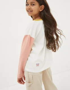 Sun Embroidered Long Sleeve T-Shirt