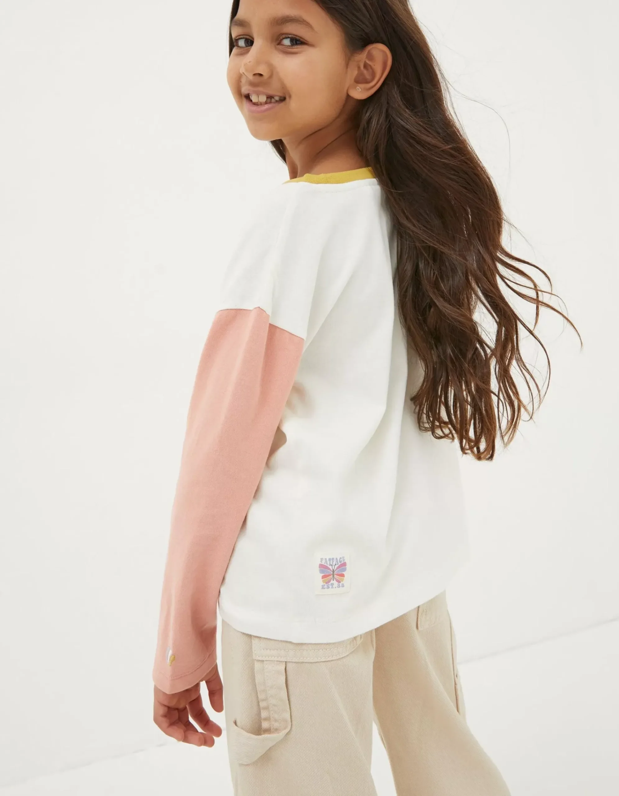 Sun Embroidered Long Sleeve T-Shirt