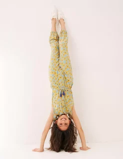 Sunflower Print Jumpsuit