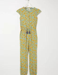 Sunflower Print Jumpsuit