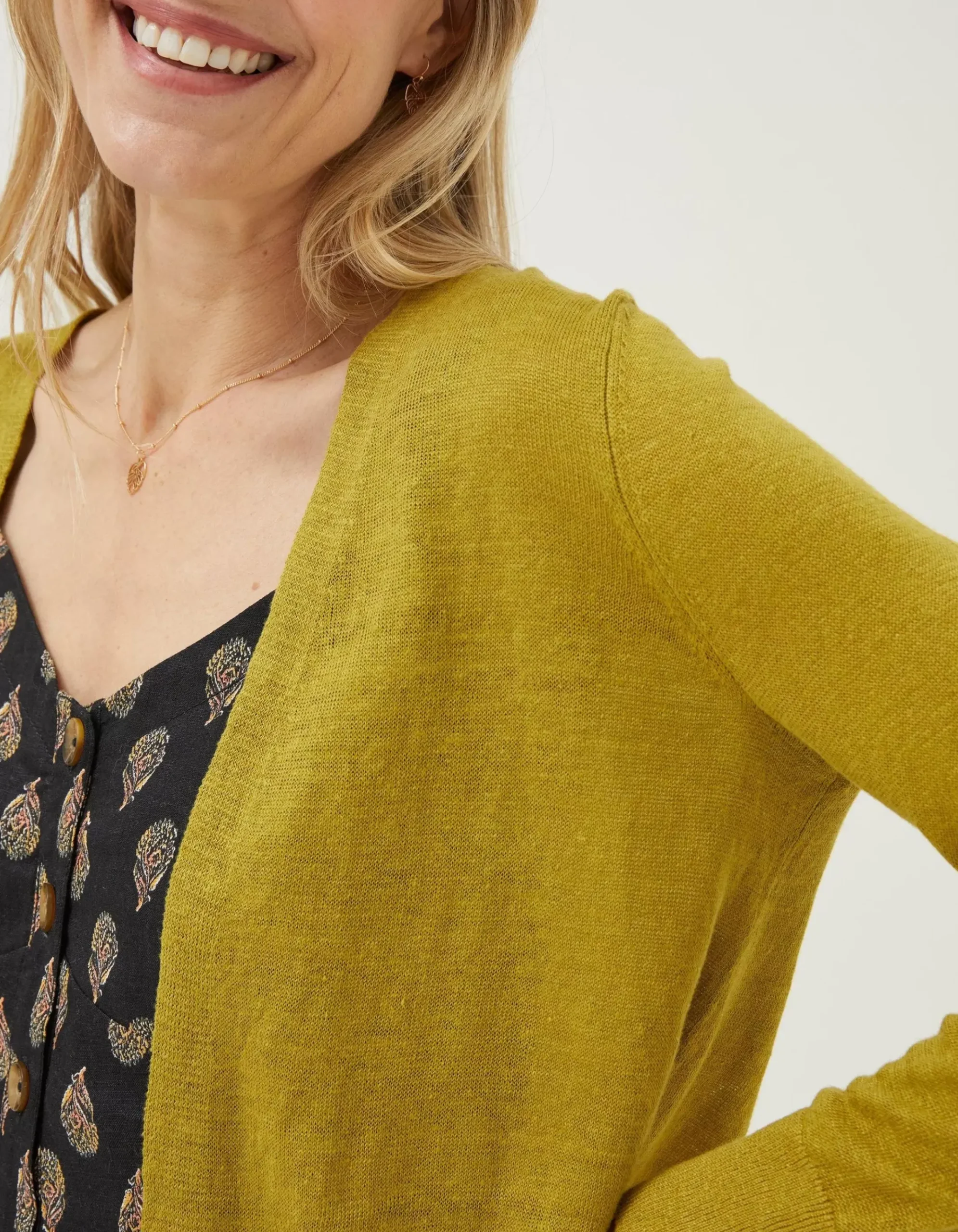 Suzannah Linen Cardigan