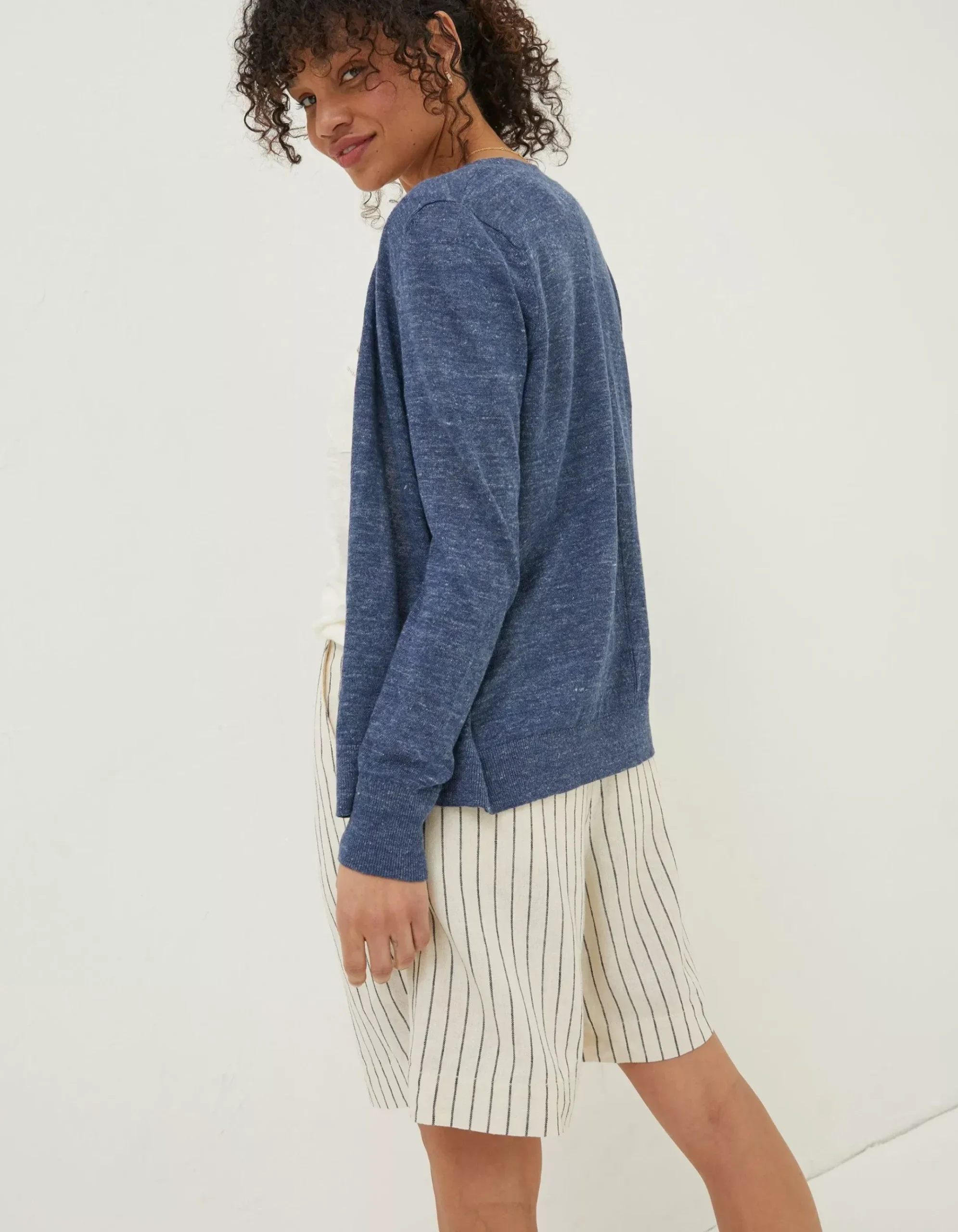 Suzannah Linen Cardigan