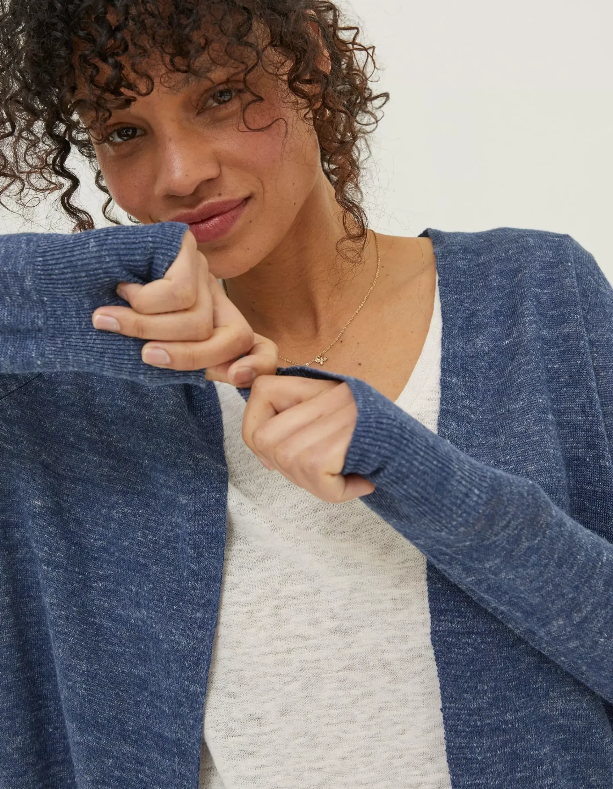 Suzannah Linen Cardigan