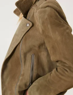 Suzie Suede Biker Jacket