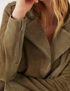 Suzie Suede Biker Jacket