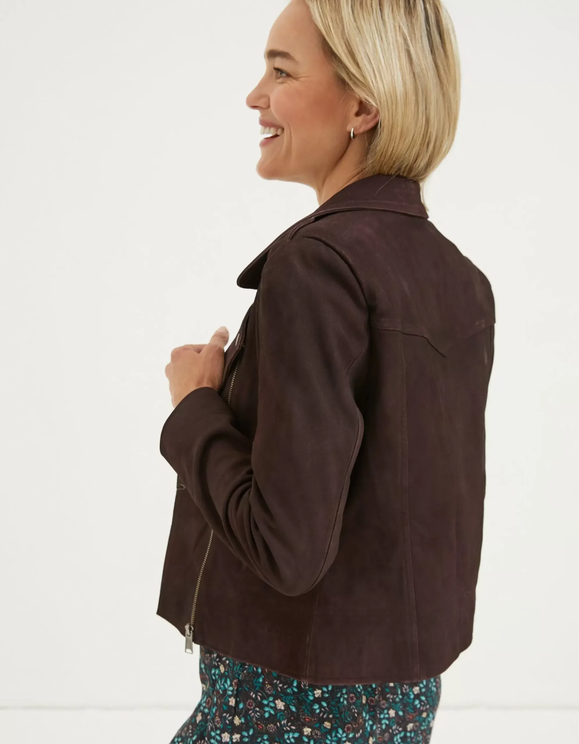 Suzie Suede Biker Jacket