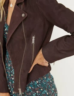 Suzie Suede Biker Jacket