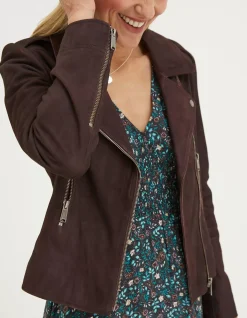 Suzie Suede Biker Jacket