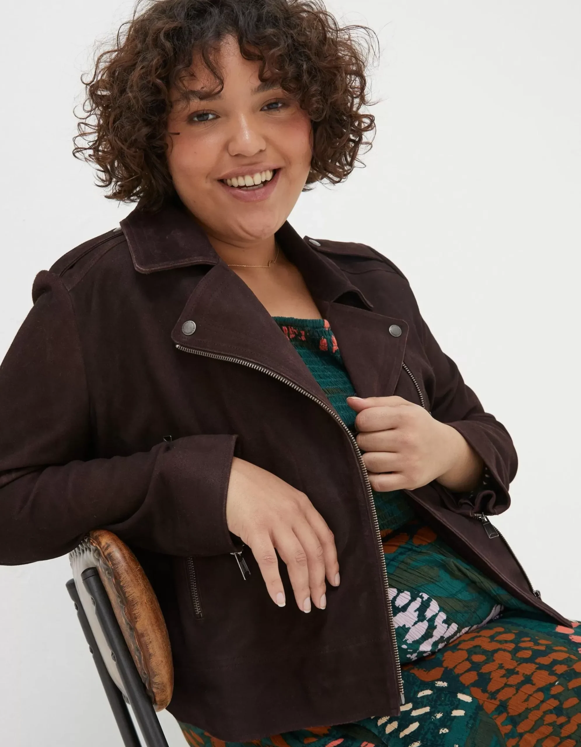 Suzie Suede Biker Jacket