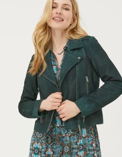 Suzie Suede Biker Jacket