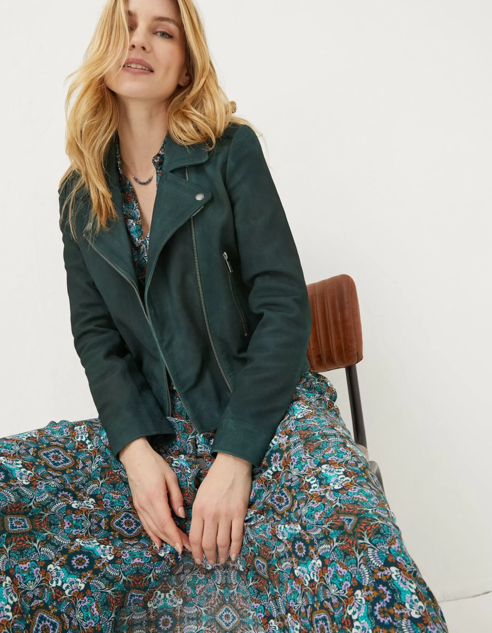 Suzie Suede Biker Jacket