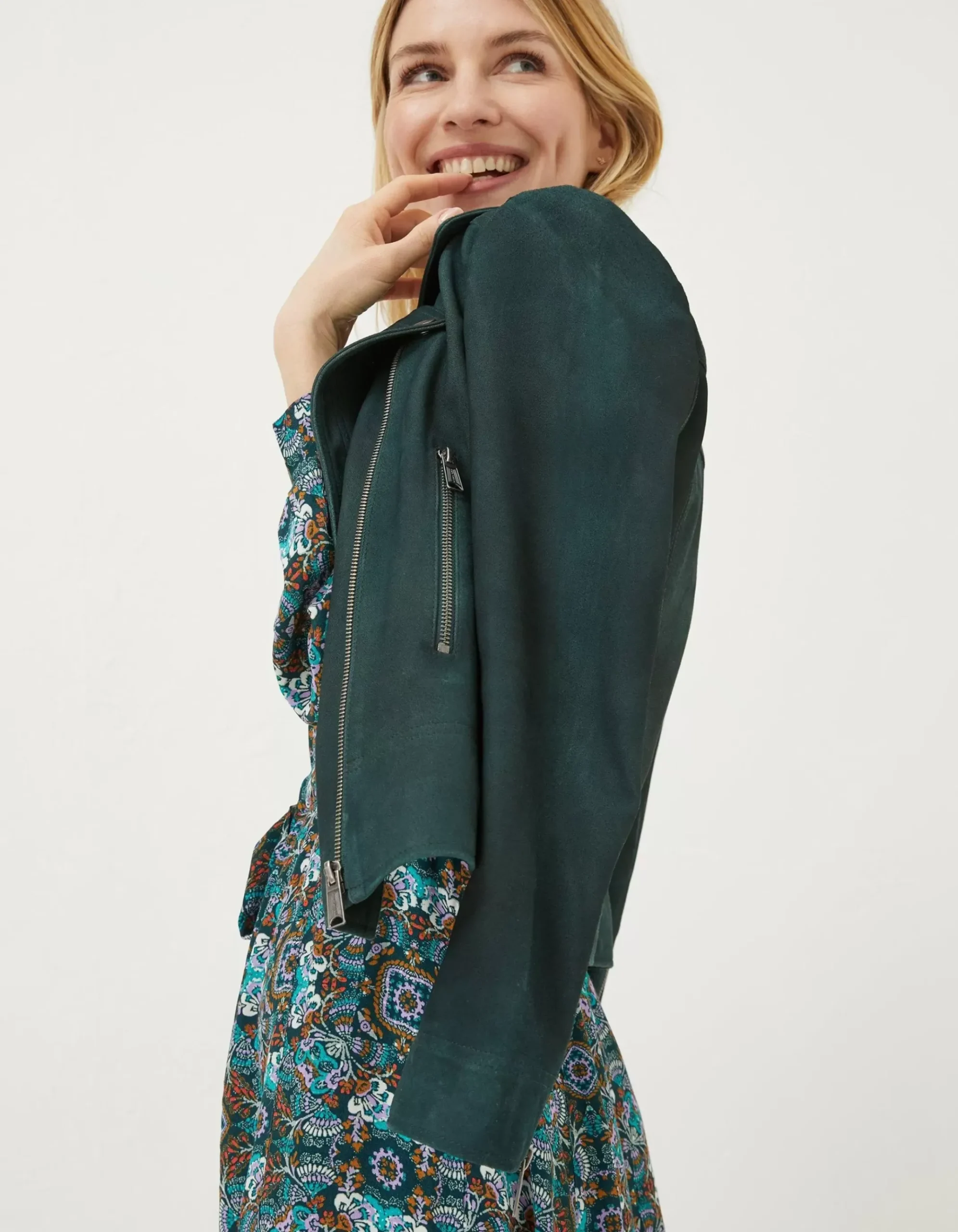 Suzie Suede Biker Jacket