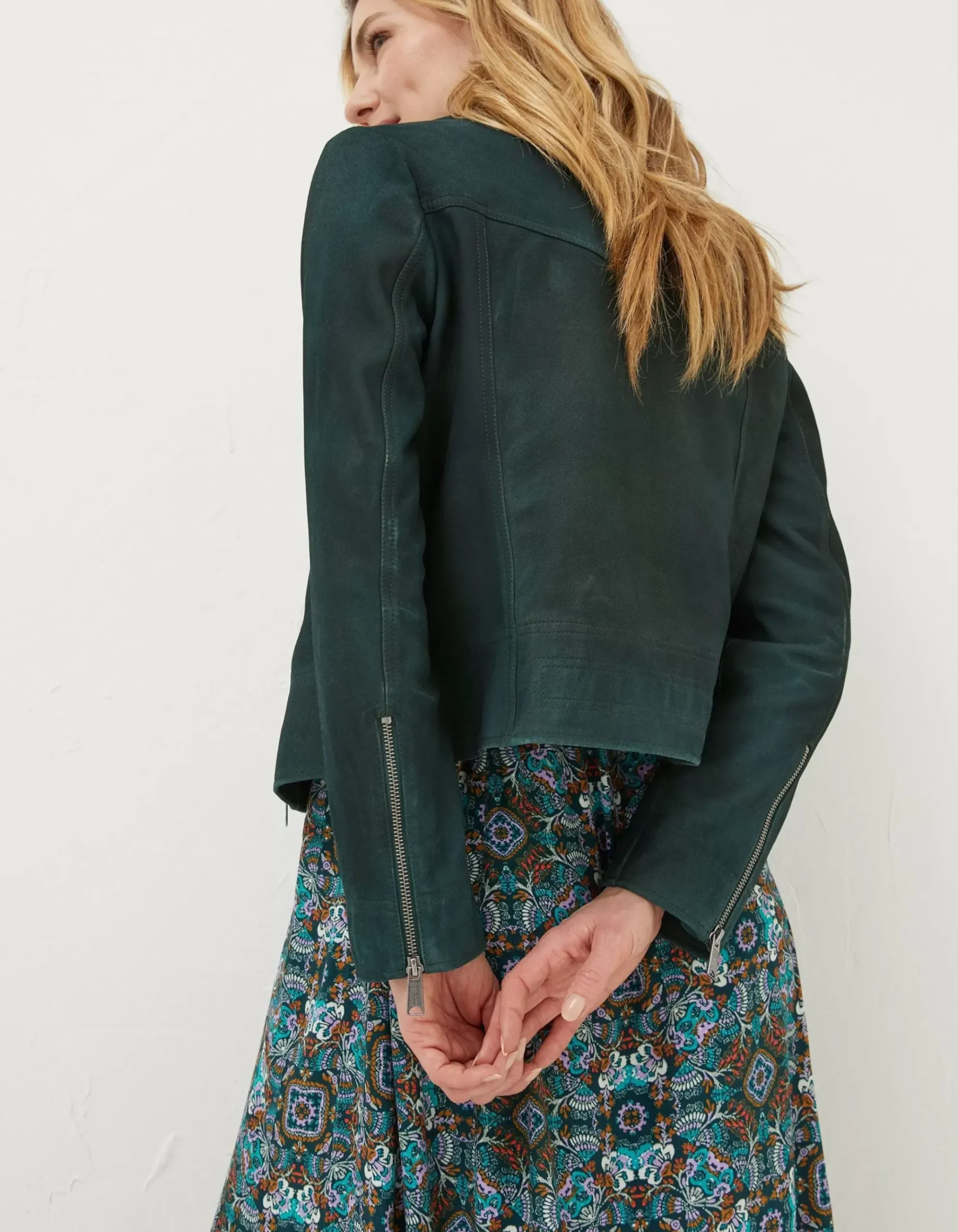 Suzie Suede Biker Jacket