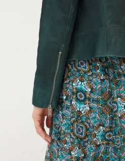 Suzie Suede Biker Jacket