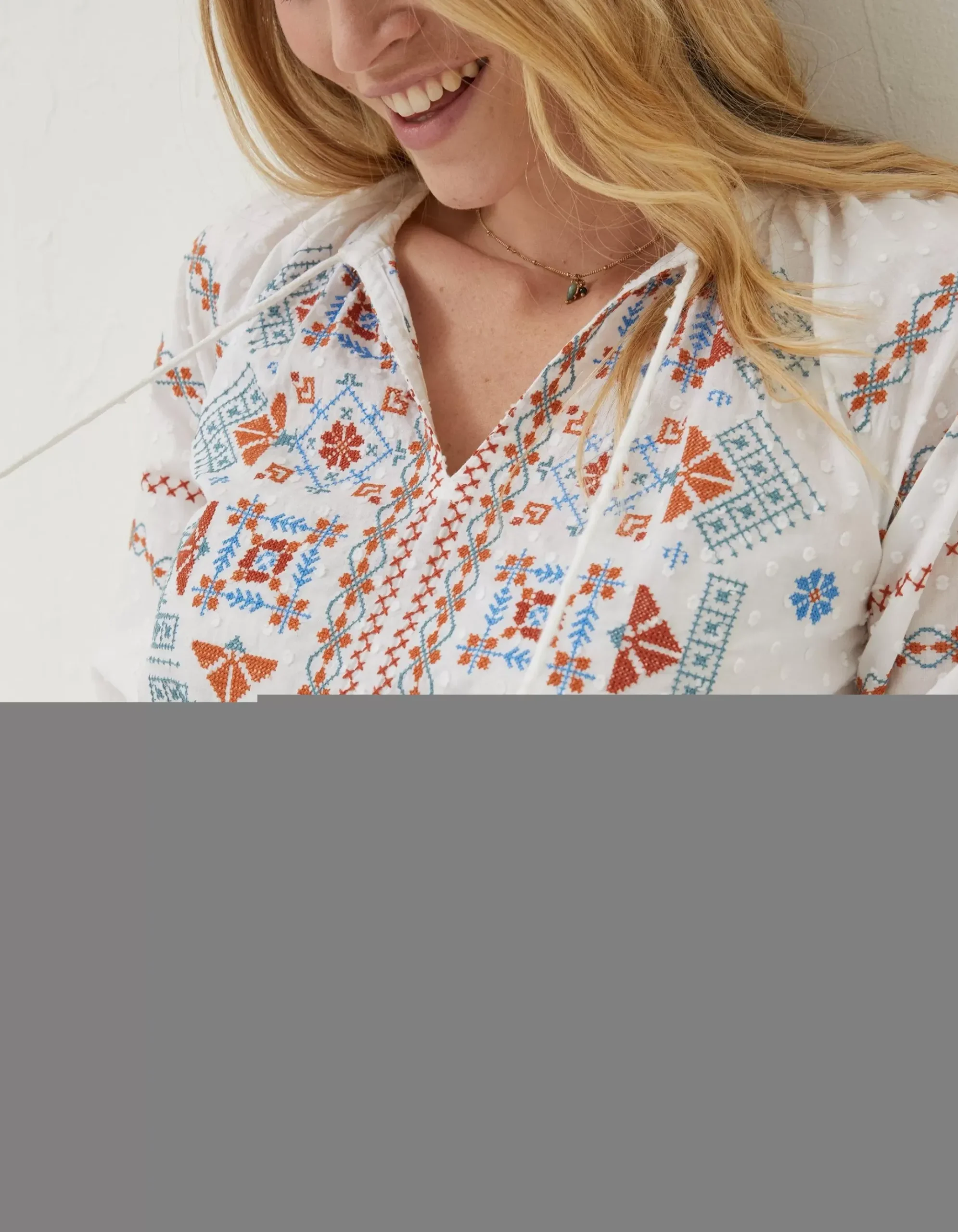 Tally Embroidered Blouse