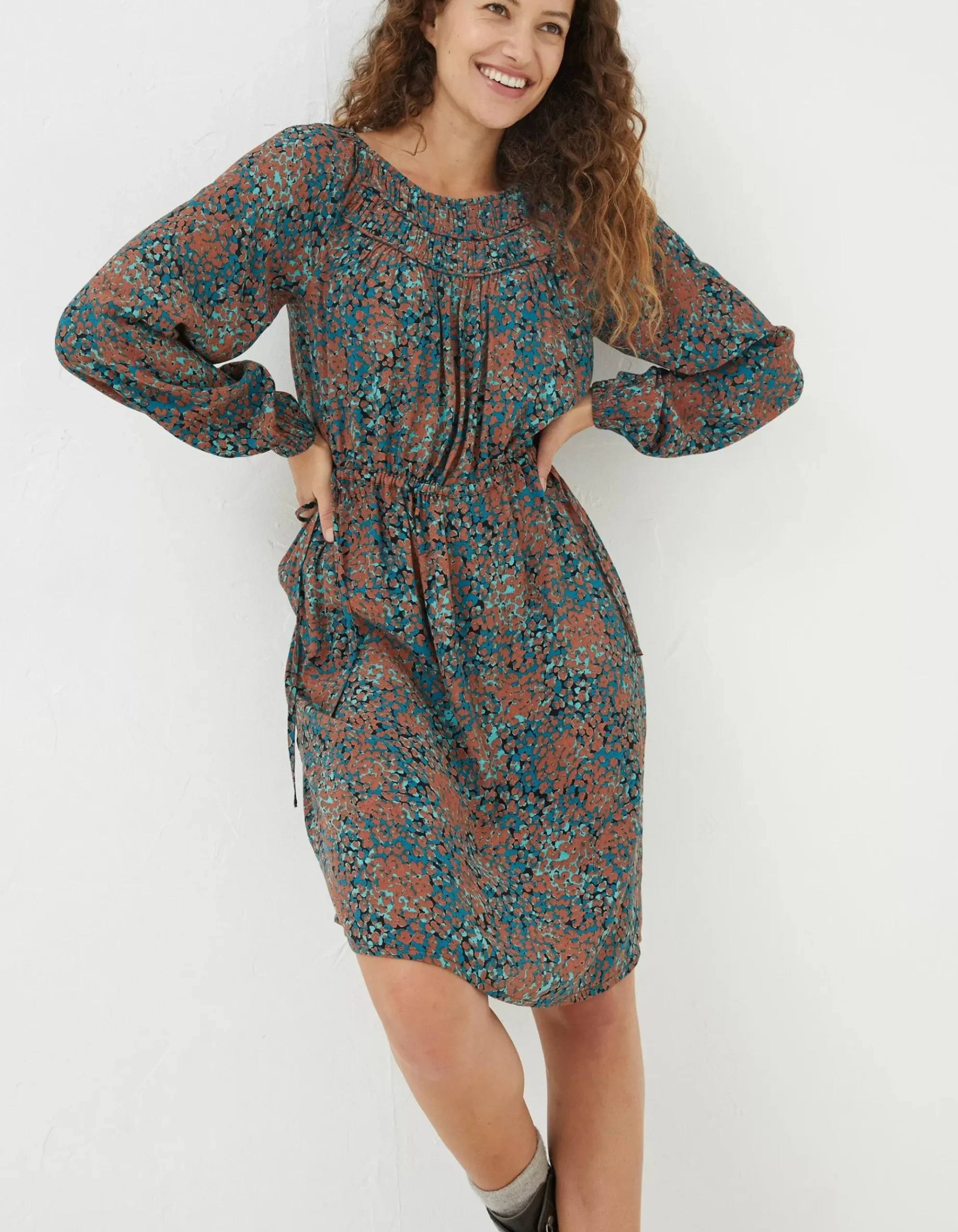Taylor Textured Spot Dress