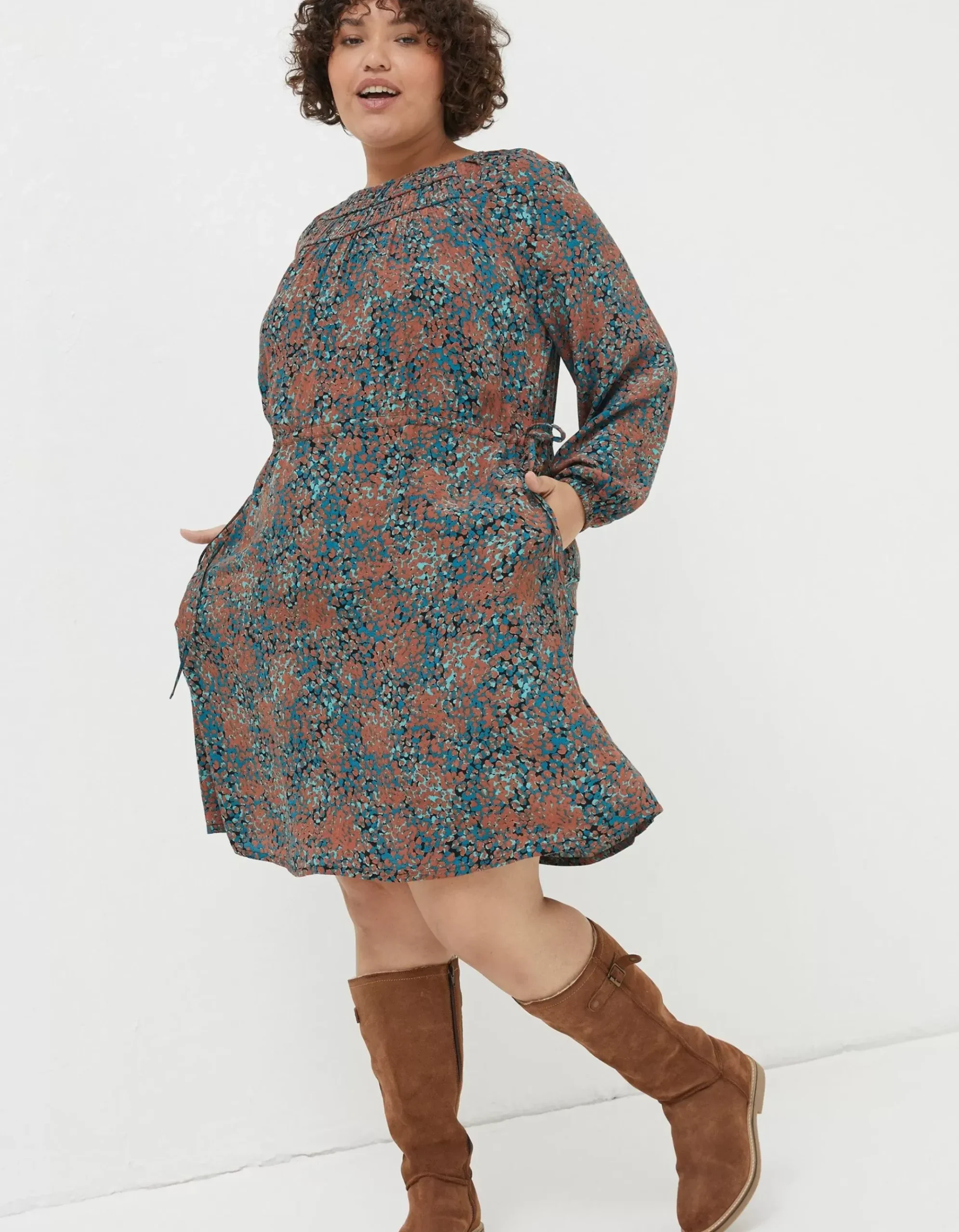 Taylor Textured Spot Dress