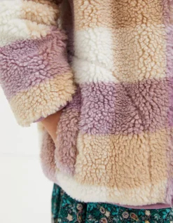 Teddy Check Coat