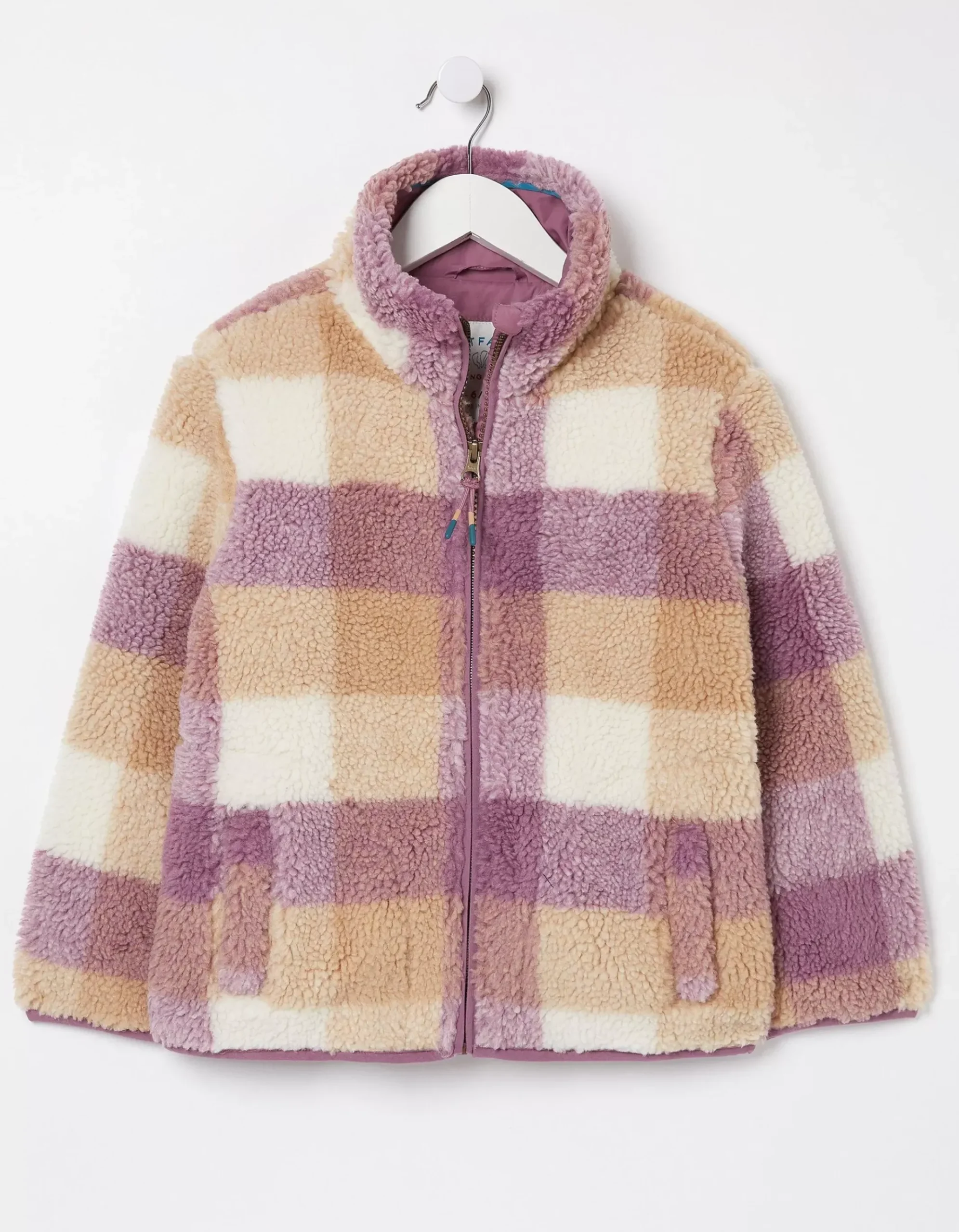 Teddy Check Coat