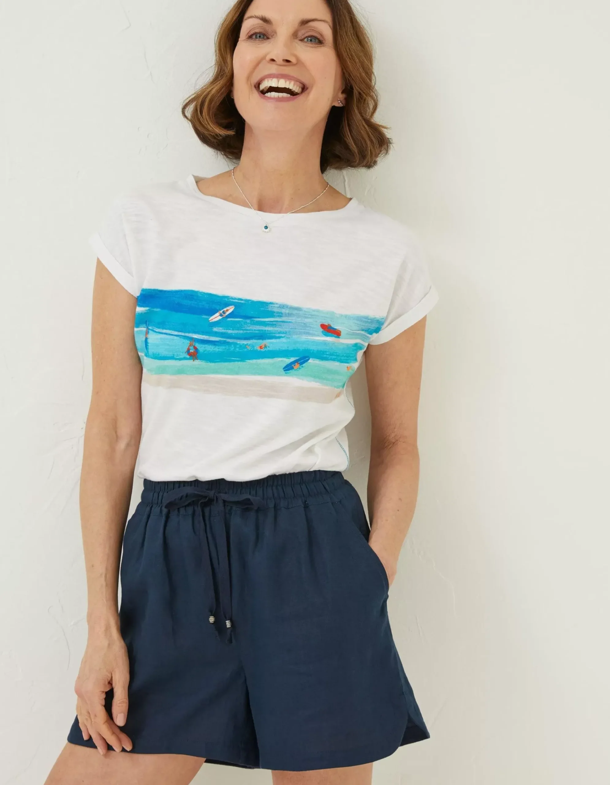 Tenby Linen Short