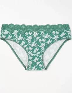 Textured Leaves Mini Knickers
