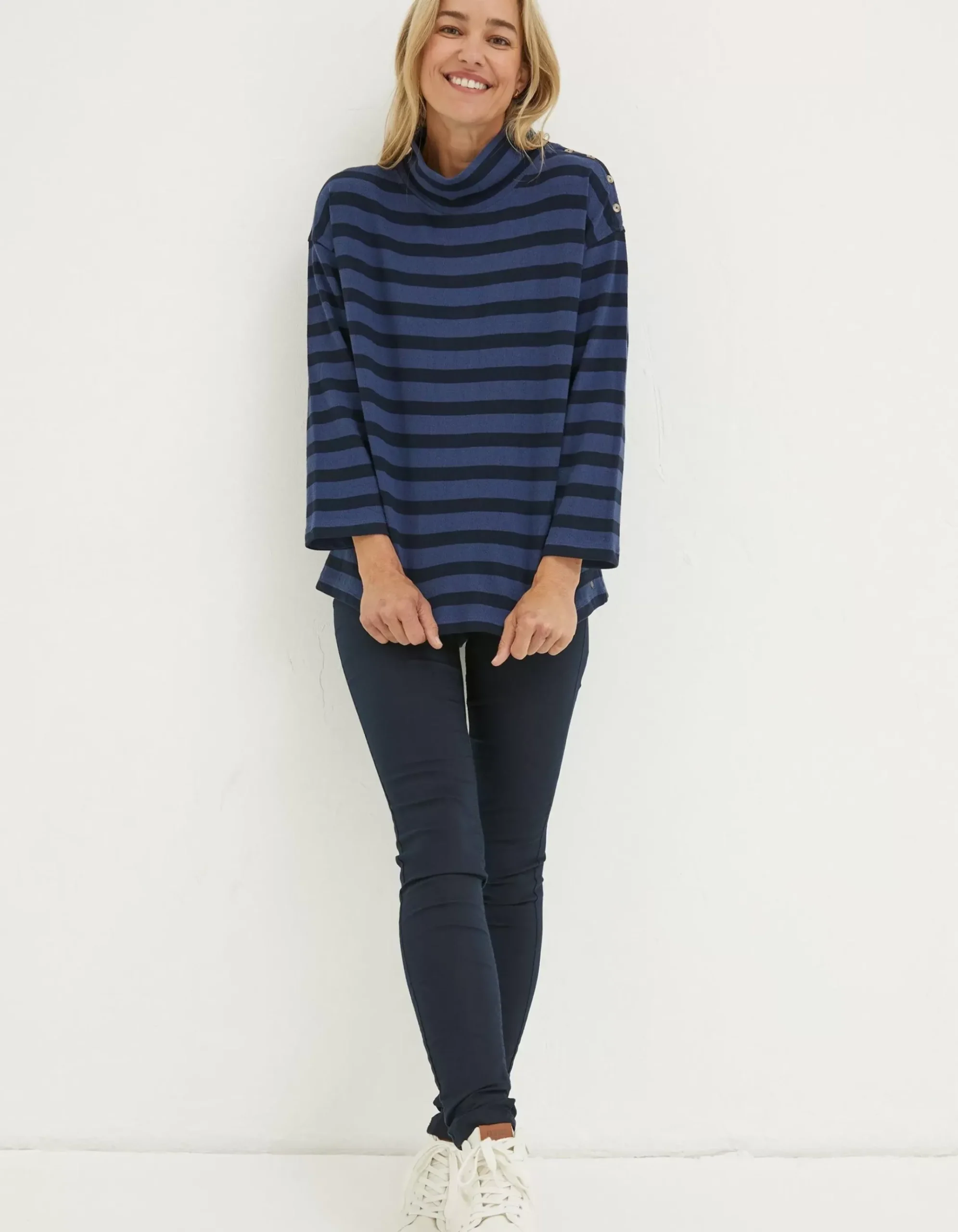 Thayer Funnel Stripe Sweatshirt