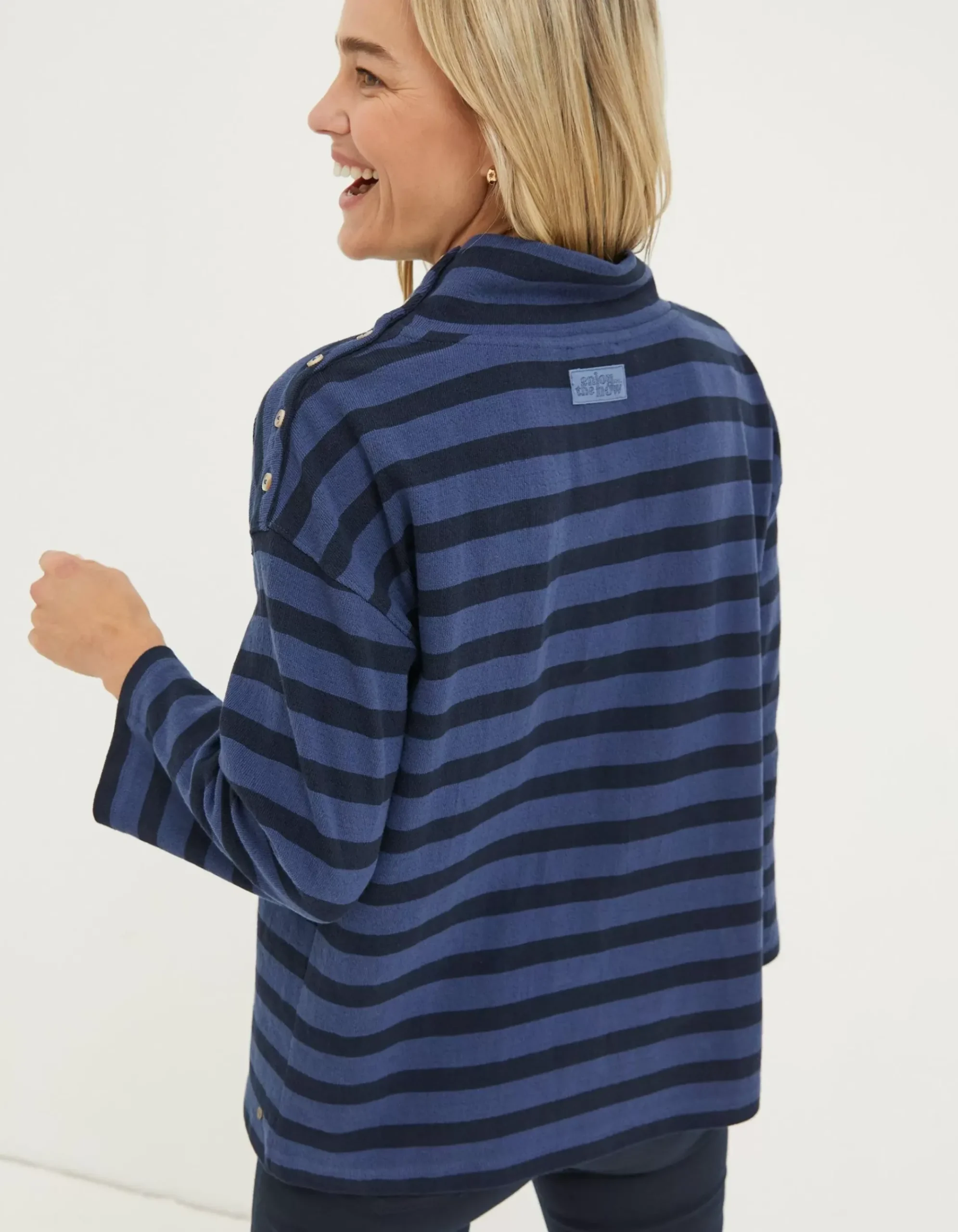 Thayer Funnel Stripe Sweatshirt