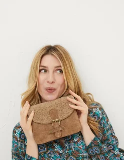 The Avery Shearling Crossbody Bag
