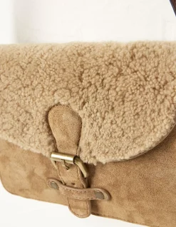 The Avery Shearling Crossbody Bag