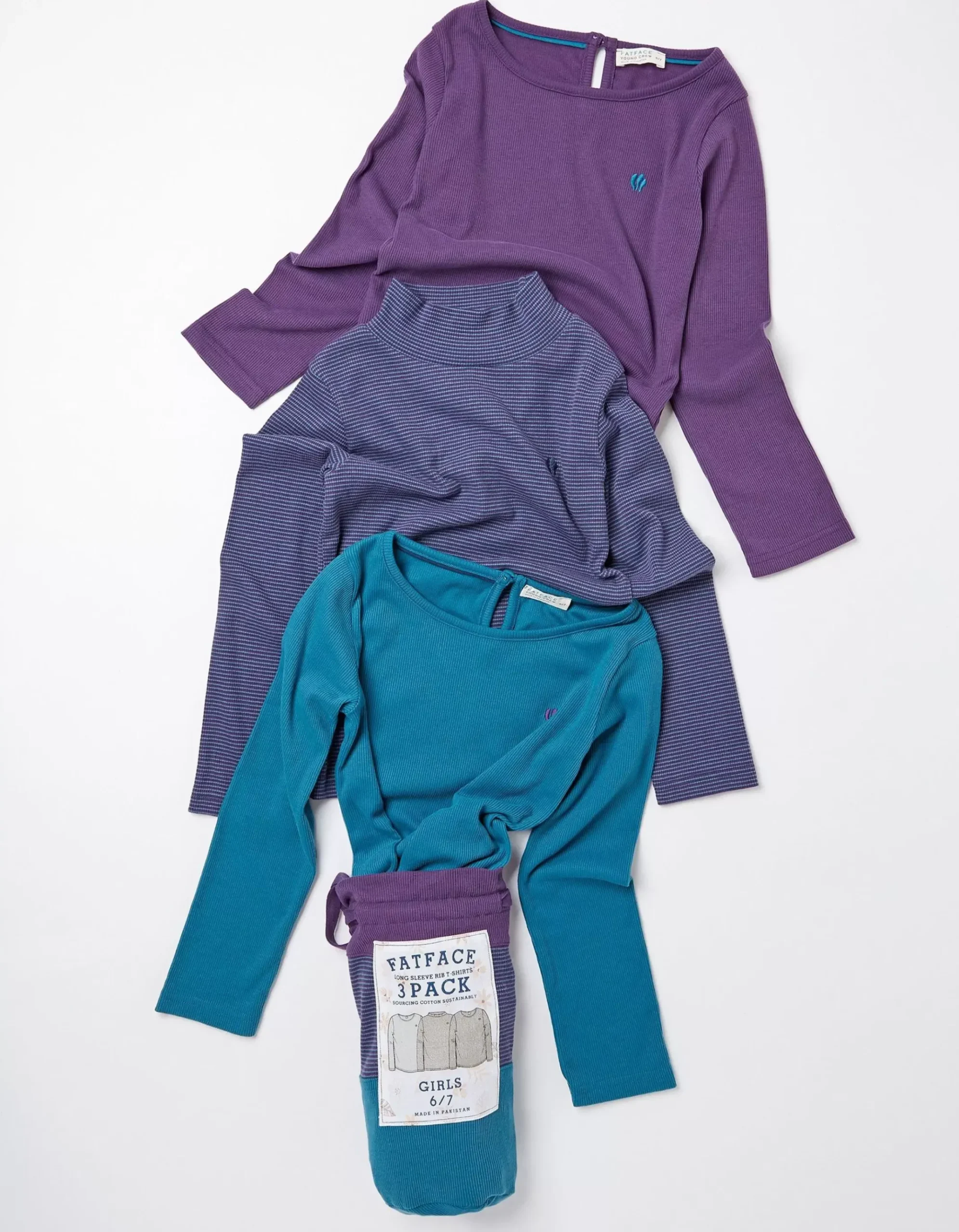Three Pack Long Sleeve T-Shirts