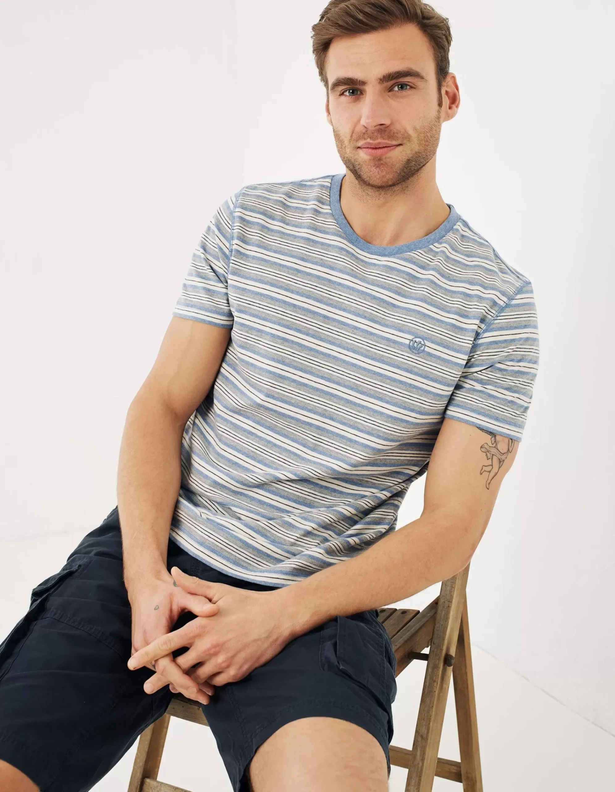 Three Pack Stripe T-Shirts