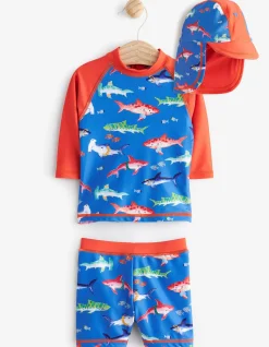 Three Piece Shark Swim Set