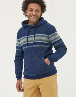 Trescowe Indigo Stripe Hoodie