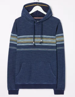 Trescowe Indigo Stripe Hoodie
