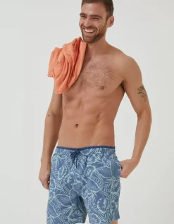 Trevose Palm Print Swim Shorts