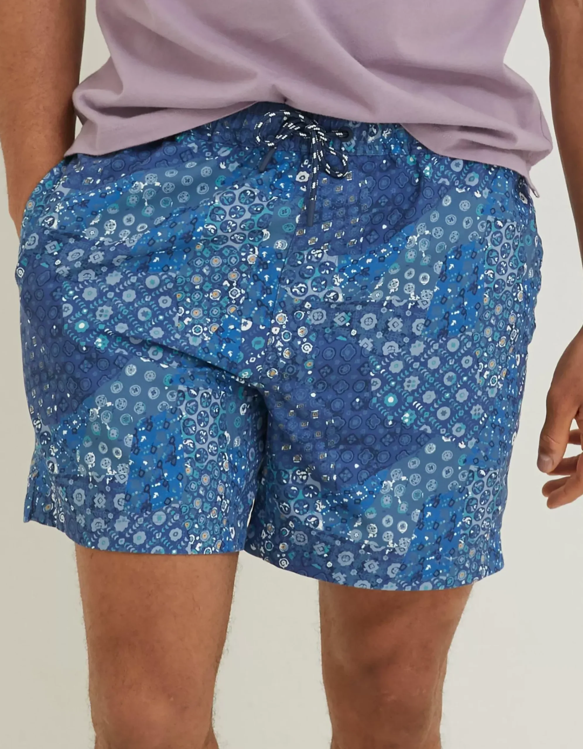 Trevose Patchwork Swim Shorts