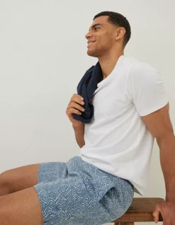 Trevose Tile Print Swim Shorts