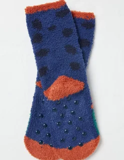 Triceratops Fluffy Socks